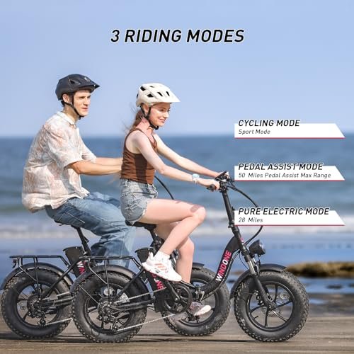 Version 1.0.0 S14/S16 Electric Bike for Adults, Max 19/22 MPH Speed & 28/50 Miles Range (PAS), 500W/750W Peak Motor and Lightweight & Portable, Shock Absorbers Electric Bicycle, Foldable ebike for Adults. - Image 7