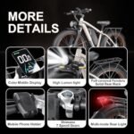 1000W Electric Bike for Adults,Powerful Motor 48V 16AH Battery Snow Beach Ebike Hydraulic Disc Brake Electric City Bike Up to 31MPH All Terrain 26" Fat Tire Ebikes for Adults. - Image 6