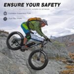 Electric Bike for Adults with 500W Motor, 48V 13AH Removable Battery, 26" Electric Bicycle Fat Tire E-Bike 22MPH 50Miles Mountain Beach Snow E-Bike, 7 Speed Gear, UL 2849 Certified. - Image 4