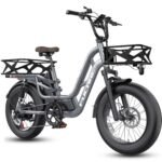 Fucare Libra 1200W Peak Electric Bike for Adults 32MPH 48V 20Ah (Rated 19.2AH) LG Battery EBike, Full Suspension 20"×4.0" Fat Tire 750w Electric Bicycles.