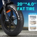 V3 Electric Bike for Adults, Folding Fat Tire Ebike 750W 20” x 4.0" 28MPH E-Bike 48V 13AH Electric Bicycle Shi-Mano 7-Speed. - Image 5