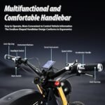 1500W Electric Bike for Adults, 48V 41Ah Dual Battery Moped Style Ebike, 20 * 4.0" Fat Tire & 31 MPH Max Speed, 7 Speed Gearing 75 Miles All-Terrain E Bike for Mountains, Snow, Sand, Road. - Image 7