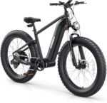 BEEMONE Electric Bike for Adults, 1000w Brushless Motor Ebike, 26" x 4.0 Fat Tire, Electric Bikes with 48V/20Ah Removable Battery, MAX 30-80Miles, 28MPH,Peak 7 Speed, Men-High Step 1000W.