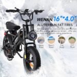 Spacewalk Small Electric Bike,16" Fat Tire Ebike,Compact Design,More Suitable for Riders Under 5'2", and Teenagers with 750W Motor, 21.7MPH with Removable 48V/15AH Battery,50-Miles Motorcycle. - Image 5