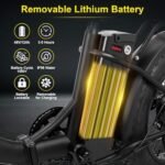Electric Bike for Adults with Waterproof Removable Battery, 45Miles 20MPH Commuting City Electric Bike with 250W/500W Brushless Motor, 20" Tires and Disc Brake Ebike, Complies to ANSI/CAN/UL2849. - Image 2