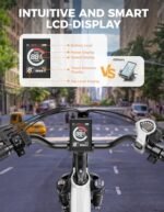 Jasion Roamer ST Electric Bike for Adults, 1200W Peak Motor Max 62miles & 28MPH City Cruiser Ebike,26'' Commuter Ebike, 528WH Removable Battery,7-Speed Electric Bicycles, Front Suspension Bicycles. - Image 4