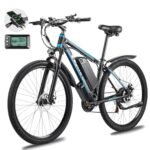 E·Bycco 29'' 1000W Motor Electric Bike for Adults 32MPH with 48V 17.5AH Battery Up to 65 Miles 21 Speed Mountain Ebike, Pedal Assist Throttle Class 3 Electric Bicycle for Commuter E Bike.