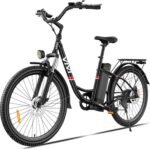 Vivi Electric Bike for Adults 750W Peak Ebike with Removable Battery, 26'' Electric Commuter Bike 21.7MPH & 50 Miles Adult Electric Bicycles with Cruise Control, LCD Display, UL 2849 Certified.
