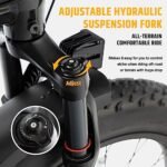 VELOWAVE Electric Bike 26" Fat Tire Ebike Electric Bike for Adults with 750w (Peak 1000W) Brushless Motor 48V 15AH Removable LG Cell with Lock& Bell. - Image 5