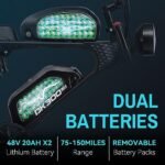 MEELOD Electric Bike Fat Tire Electric Bike Equipped with 1200w/2400w Dual Motor/Single Motor and 48v/40ah Or 48v/30ah Dual Batteries 35mph Electric Dirt Bike. - Image 2