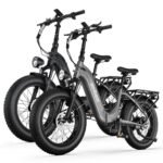 Electric Bike for Adults, 20" X4 Fat Tire Ebikes with 750w Brushless Motor, 48V 15AH Removable Battery, Step-Thru E Bicycle Bike up to 28MPH, 7-Speed, Knight.