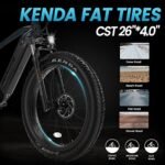 VELOWAVE Electric Bike for Adults 750W BAFANG Motor 28MPH Mountain Ebike 48V 15Ah Removable LG Cells Battery 26'' Fat Tire E Bike Shimano 7-Speed. - Image 4