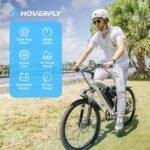 HOVERFLY OUREA Electric Bike 26", 750W Peak Motor Mountain Ebike, Up to 40 Miles 20MPH Removable Battery, 7-Speed and Shock Absorber, Electric Commuter Bike for Adults. - Image 2