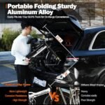 Electric Bike for Adults 750W Motor(Peak 1000W),50Miles 22Mph Top Speed, 20" Fat Tire Folding Electric Bicycle, 48V 10Ah Removable Battery Ebike with 35 Speed and Front Suspension,Speedy. - Image 4