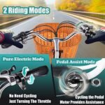 Electric Bike for Adult - 26" City Cruiser Electric Bicycle 350W Motor-12.5 Ah Removable Battery-Up to 40 Miles,Shimano 6-Speed and Dual Shock Absorber,City Electric Commuter Bike for Adults. - Image 5