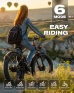 Electric Bike for Adult, Peak 2000W/2500W 35MPH Dual Motors Ebike for Men, 18Ah/19.2Ah 48V Built-in Battery E Bike, 26" Fat Tire E Bicycle Fit All Terrain 70Miles/85Miles, Dual Hydraulic Brake. - Image 5