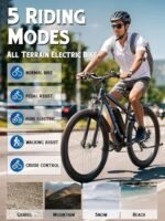 E·Bycco 29'' 1000W Motor Electric Bike for Adults 32MPH with 48V 17.5AH Battery Up to 65 Miles 21 Speed Mountain Ebike, Pedal Assist Throttle Class 3 Electric Bicycle for Commuter E Bike. - Image 4