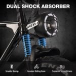V93 Electric Dirt Bike 1500W Motor, 33MPH Speed, 48V 15 Battery, 28-60Miles Range, 20" Fat Tire Ebikes, Full Suspension & Disc Brake. - Image 6