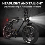 V93 Electric Dirt Bike 1500W Motor, 33MPH Speed, 48V 15 Battery, 28-60Miles Range, 20" Fat Tire Ebikes, Full Suspension & Disc Brake. - Image 4
