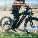 FREESKY Alaska Pro [2024 Newest] Dual Battery Electric Bike for Adults 2000W 48V 35Ah 38MPH&155 Miles Long Range 26" Fat Tire Full Suspension E Bike with Dual Hydraulic Brakes. - Image 3