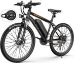 Wooken Electric Bike for Adults with Peak 750W Motor, 27.5'' Ebike with 48V 499WH Removable Battery, Up to 55Miles Electric Mountain Bike, 21.6MPH Adults Electric Bicycle with LCD Display, 21 Speed.