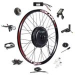 EBIKELING Waterproof Ebike Conversion Kit for Electric Bike 700C Rear Wheel Electric Bicycle Hub Motor Kit with Mountain Bike Rim 1500W 1200W 750W 500W Electric Bike Conversion Kit.