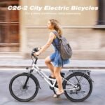 VARUN Electric Bike for Adults - 500W Electric Bicycle Up to 40 Miles, Removable Battery, 7-Speed, and Shock Absorber, Stylish 26" Ebike Suitable for Commuting. - Image 3