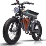 Electric Bike for Adults,Ebike with 1200W Brushless Motor,23.2Ah Battery,UL&GCC Certification,20”x4.0 Fat Tire,32MPH Commuter Electric Bicycle,with Front/Rear Turn Signals.