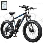 Electric Bike for Adults, 500 700W ebike, 48V 13AH Battery, 26 Inch Fat Tire Electric Bicycle, Shimano 7 Speed Up to 26MPH 60Miles Range Mountain E-Bike UL 2849 Certified.