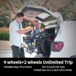 E300 Ebikes for Adults, 750W Electric Bike 30 Mph 48V 643Wh Removable Battery 50 Miles Max Range 20" x 4" Fat Tire Mountain Foldable Electric Bike for Snow Beach Commuting with 7 Speed. - Image 6