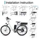 XP-POWER(1-7 Days Delivery Ebike Battery 52V 48V 36V Rear Rack Battery Electric Bike Lithium Ion Battery Pack for 1800W 1500W 1200W 1000W 750W 500W 350W Bafang Voilamart Electric Bicycle Motor. - Image 6