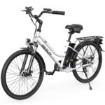 VARUN Electric Bike for Adults - 500W Electric Bicycle Up to 40 Miles, Removable Battery, 7-Speed, and Shock Absorber, Stylish 26" Ebike Suitable for Commuting.