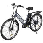 RCB Electric Bike, 500W Electric Bike for Adults, 26" Ebike Adult Electric Bicycles, 55Miles 20MPH Commuting Electric Mountain Bike, 36V 472Wh Battery, 7-Speed, 26" Tires and Front Fork Suspension.