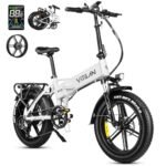 VITILAN V3 2.0 1200W Peak Folding Electric Bike for Adults,20"×4" Fat Tire,48V 13AH 624Wh Removable Battery Electric Bicycle,Up 28MPH & 50Miles, Aluminum Alloy Frame Foldable Ebike,LCD Display.