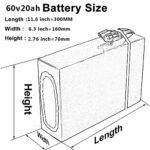 Co-Well【CA Warehouse】 Electric Bicycle Battery 24V 36V 48V 52V 60V 72V Waterproof PVC Lithium Battery, Ebike Battery Pack for 2800W 2200W 1800W 1500W 1200W 1000W 750W Bike Motor. - Image 7