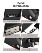 Uzi Official Store 36V 48V 52Volt Ebike Battery Pack,Use 13Ah/15Ah/21Ah Energy Li-ion can be used for0-1500W Adult Bicycle Motor, for Bike Conversion Kit(W/Charger& BMS &Voltage Equalization Chip&USB). - Image 4