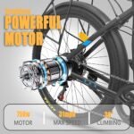 Electric Bike for Adults, 30 mph City Ebikes for Adults with Basket, 750W 1200W Peak Ebikes for Women 7 Speed, Adult Electric Bicycle with 48V 10.5Ah Removable Battery 26" Mountain E Bike. - Image 5
