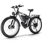 PHILODO Electric Bike for Adults, 48V 23Ah Fat Tire Ebike Dual Motor AWD 2000W 35MPH Electric Bicycles 21-Speed with Ignition Lock Hydraulic Disc Brake.