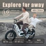 Fucare Libra 1200W Peak Electric Bike for Adults 32MPH 48V 20Ah (Rated 19.2AH) LG Battery EBike, Full Suspension 20"×4.0" Fat Tire 750w Electric Bicycles. - Image 4