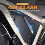 Electric Bike for Adults,Dual Motor AWD 2000W(Peak 3000W) Removable 48V/22.4AH Battery E-Bike 26'*4.0' Fat Tire Electric Bicycle with 7 Speed. - Image 3