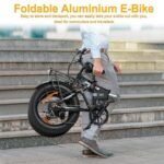 YVY Adult Electric Bike - Folding - 1000/2000W Brushless Motor - 48V 15/23Ah Removable Battery, Range 50-75 Mile, Max Speed 30/35MPH, 20"x4.0" Fat Tire, 7 Speeds, Hydraulic Suspension, Disc Brakes. - Image 5