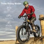 TotGuard Electric Bike, 26" x 4.0 Fat Tire Ebike with 500W Brushless Motor (Peak 750W), 48V 10Ah Foldable Electric Bicycles, 21.6MPH Electric Mountain Bike, Dual Shock Absorbers, 21 Speed. - Image 4