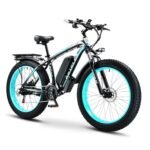 Electric Bike for Adult, 26" x 4.0 Fat Tire Ebike, 1000W/2000W Peak Electric Bicycle, 48V 13/17.5/23AH Waterproof Battery, Front Suspension Ebike, 27MPH-46MPH, Adjustable Seat, UL and GCC Certified.