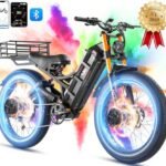 Romeo Pro/Ⅱ [2024 Newest Model] 3000W/1200W/48V/52V 60Ah Super Long Range Electric Bike 100-200 Miles 26" Fat Tire Full Suspension Ebike Adult Electric Bicycles Moped.