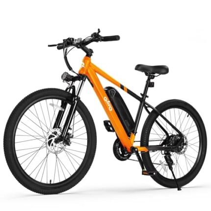 Racer Electric Bike for Adults - 21-Speed Mountain Lightweight Ebike with Peak 500W Brushless Motor, 375Wh Removable Battery, 26X2.1 Tire Step Over E-MTB, Up to 40 Miles
