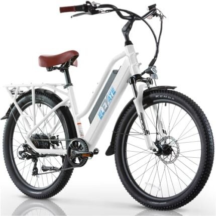 Elevate Electric Bike for Adults - 60 Mile E Bike 20MPH Throttle 48V E-Bike - Commuter Bike Beach Cruiser Ebike Adult Electric Bicycles for Men & Women.