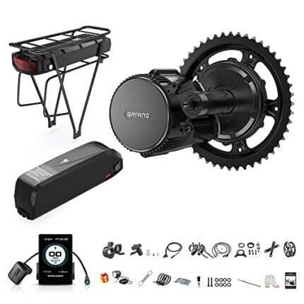 BAFANG 52V 1000W Mid Drive Kit Ebike Motor with LCD Display Mid Drive Electric Bike Conversion Kits (No Battery).