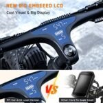 TESGO Electric Bike for Adults-20Ah Samsung Removable Battery 1000W Ebike 95NM Fat Tire Ebike 4.8“ Carbon Fiber Electric Mountain Bike with Oil Forks,the Shiman 9-Speed, Hydraulic Brakes for Men Women. - Image 6