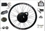 72V 2000W Rear Wheel Motor, 2000W Electric Bike Kit,Electric Bicycle Conversion Kit with Mutifunction SW900 Display,72V 45A Controller, with 7 Speed flywheel (28inch).