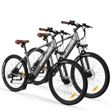 Core Electric Bike for Adults -468Wh Removable Built in Battery, Peak 750W Brushless Motor Mountain Ebike, 26X2.1 Tire Step Over Bicycle with 7 Speed, Max 50 Miles, 2XGrey E Bikes.